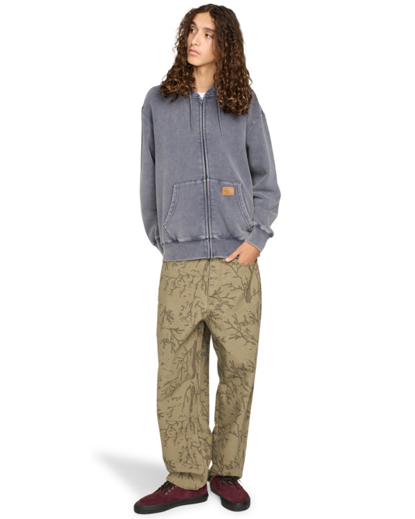 element, Cargo - Felpa con cerniera da Uomo, ECLIPSE NAVY (ecn) 6 Cargo - Felpa con cerniera da Uomo Blue ELYFT00206 Element
