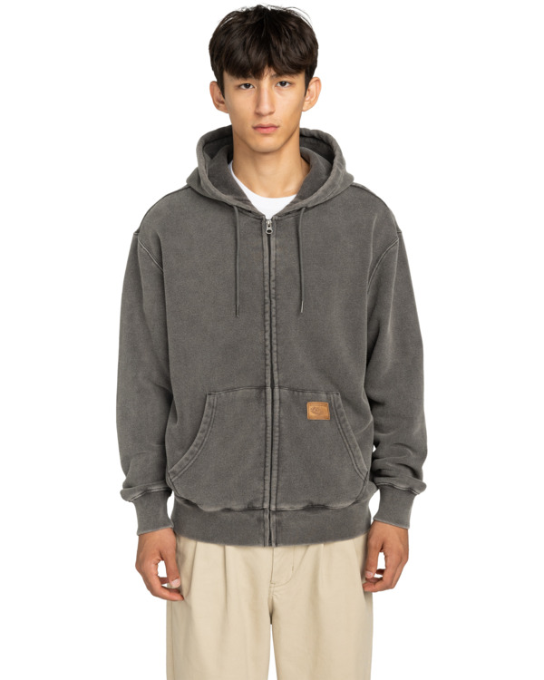 4 Cargo - Felpa con cerniera da Uomo Black ELYFT00206 Element