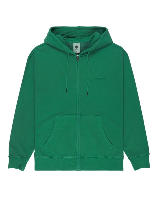 0 Lowcase - Kapuzenpulli mit Rei&szlig;verschluss f&uuml;r M&auml;nner Gr&uuml;n ELYFT00219 Element