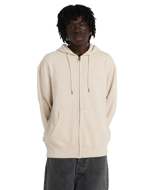 2 Lowcase - Kapuzenpulli mit Rei&szlig;verschluss f&uuml;r M&auml;nner Beige ELYFT00219 Element