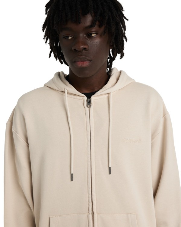 4 Lowcase - Kapuzenpulli mit Rei&szlig;verschluss f&uuml;r M&auml;nner Beige ELYFT00219 Element