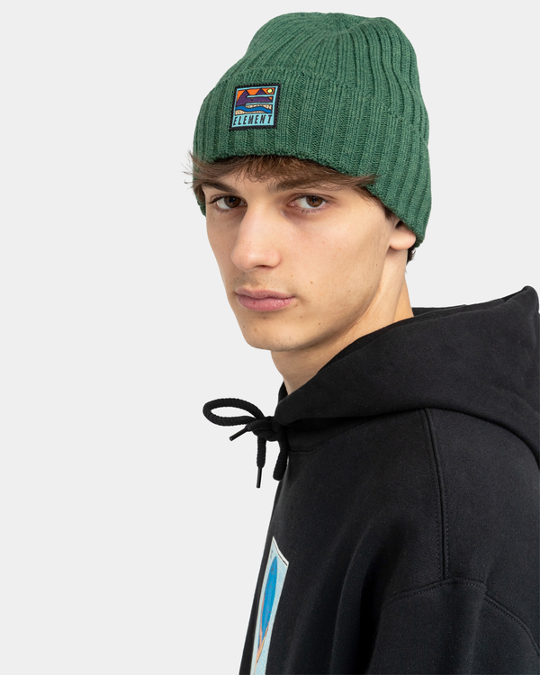 3 Trekka - Beanie for Men Green ELYHA00166 Element