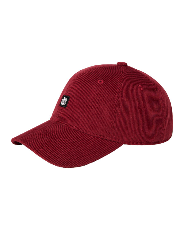 0 Icon Dad Corduroy - Classic Dad Cap for Men Red ELYHA00203 Element