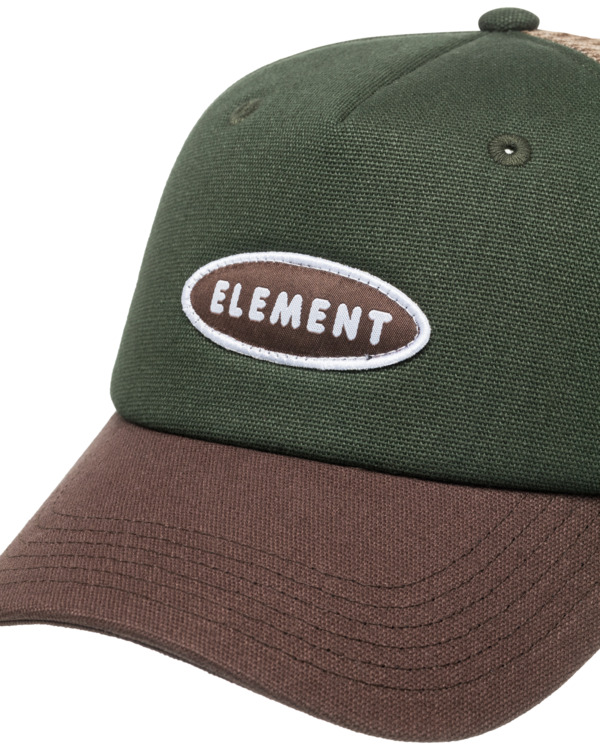 2 Union - Casquette trucker pour Homme Vert ELYHA00218 Element