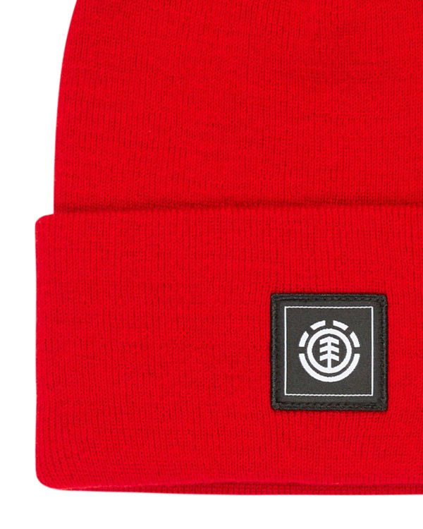 2 High Icon - Klassisches Beanie für Männer Rot ELYHA00232 Element