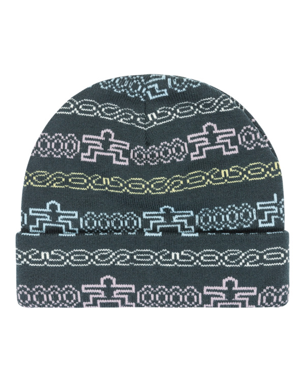 1 Mid Icon Jacquard - Bonnet classique pour Homme Bleu ELYHA00238 Element