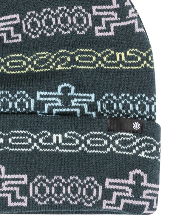 2 Mid Icon Jacquard - Bonnet classique pour Homme Bleu ELYHA00238 Element