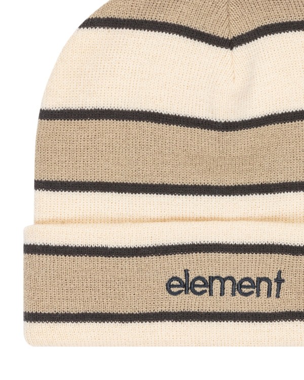 2 Mid Lowcase Stripe - Bonnet classique pour Homme Beige ELYHA00242 Element