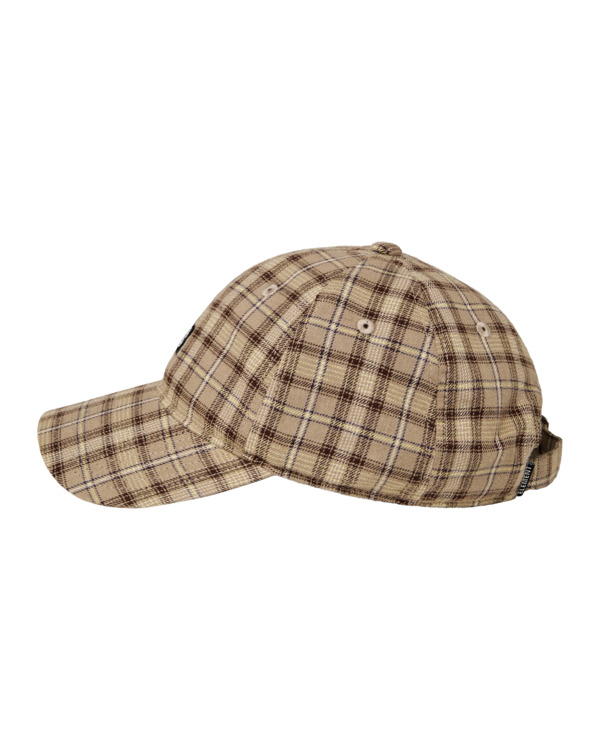 2 Icon Dad Check - Klassisches Dad-Cap für Männer Beige ELYHA00247 Element