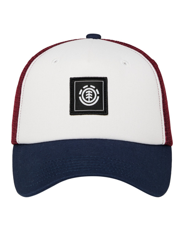 1 Icon Mesh - Peak Trucker Cap for Men Red ELYHA00248 Element