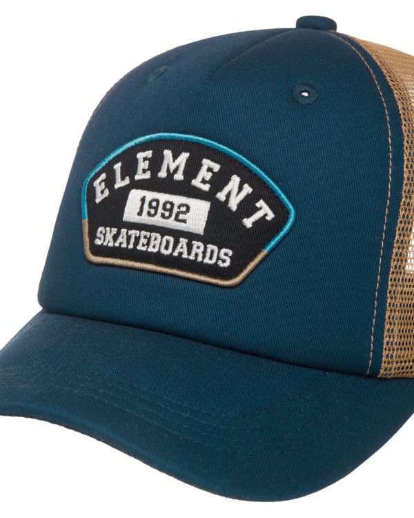 2 Team - Bon&eacute; Trucker para Homem Azul ELYHA00252 Element