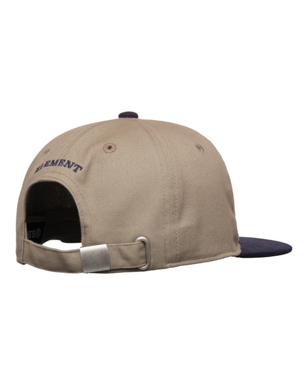 3 Year 6 Panel - Clipback Cap for Men Beige ELYHA00259 Element