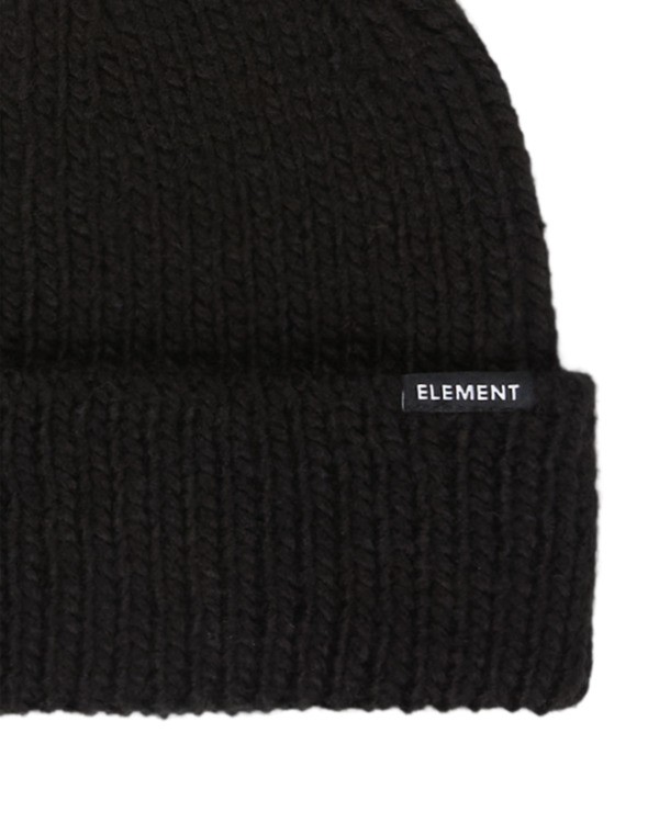 2 Mid Heavy Knit Solid Black ELYHA00275 Element