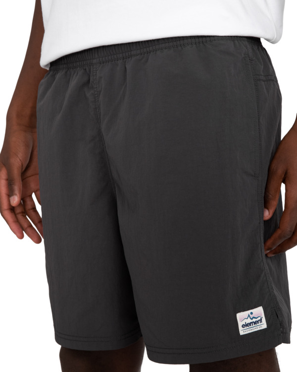 4 Chillin Hybrid 18" - Elasticated Waist Shorts for Men Black ELYHY03000 Element