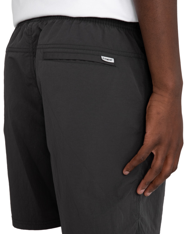 5 Chillin Hybrid 18" - Elasticated Waist Shorts for Men Black ELYHY03000 Element