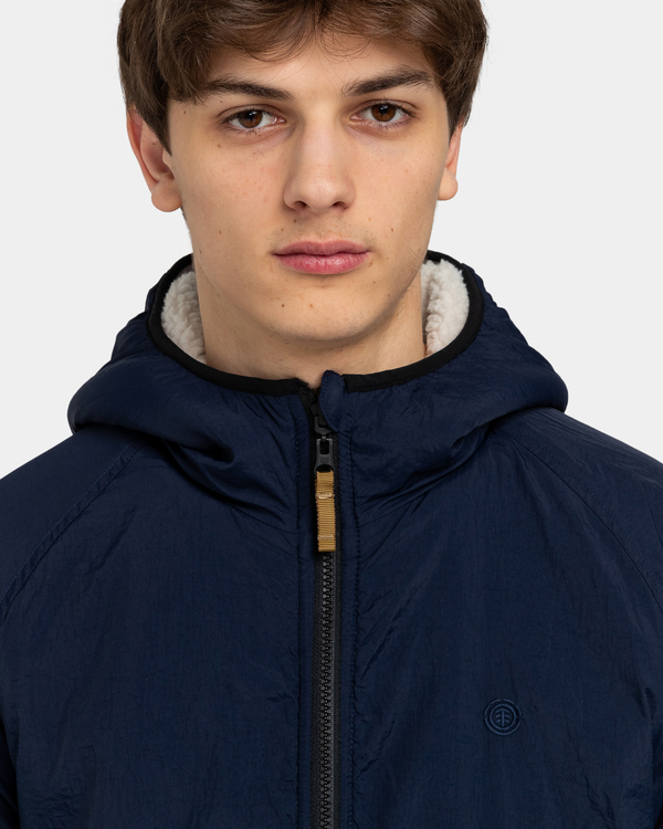 Veste Polaire Réversible Homme - Chaud Et Léger - Col Montant Zippé - Pour L'automne Et L'hiver