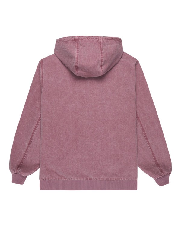1 Dulcey - Hooded Canvas Jacket for Men Purple ELYJK00199 Element