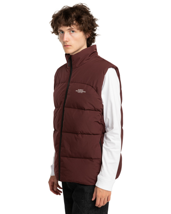 3 Classic - Veste sans manches chaude pour Homme Rouge ELYJK00210 Element