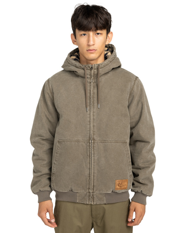 2 Dulcey Canvas - Canvas Jacket for Men Brown ELYJK00214 Element