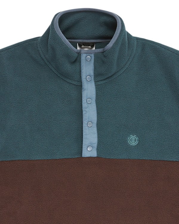 2 Abenaki Polar - Polar fleece top voor Heren Brown ELYJK00222 Element