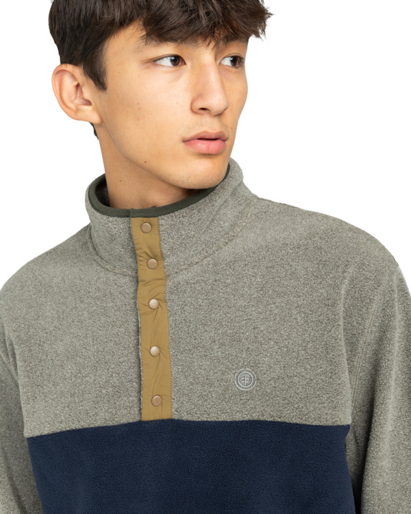 4 Abenaki Polar - Polar Fleece Top for Men Blue ELYJK00222 Element