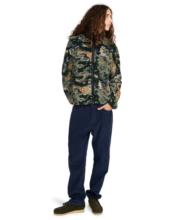 5 Classic Sherpa - Fleece Jacket for Men Green ELYJK00223 Element