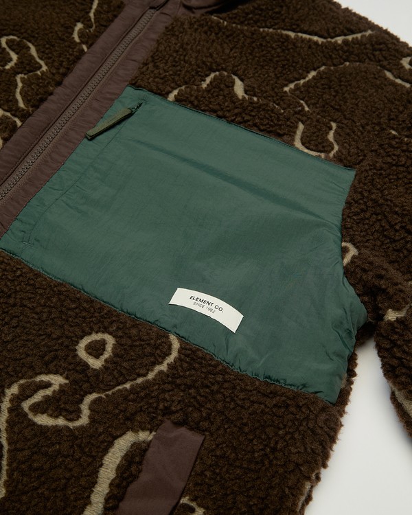 3 Oak Sherpa Brown ELYJK00224 Element
