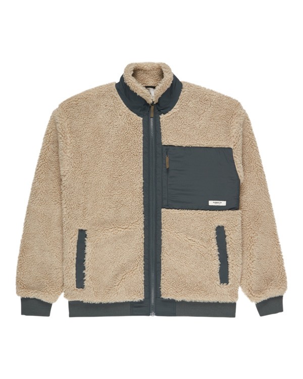 0 Oak Sherpa - Sherpa Jacket for Men Beige ELYJK00224 Element