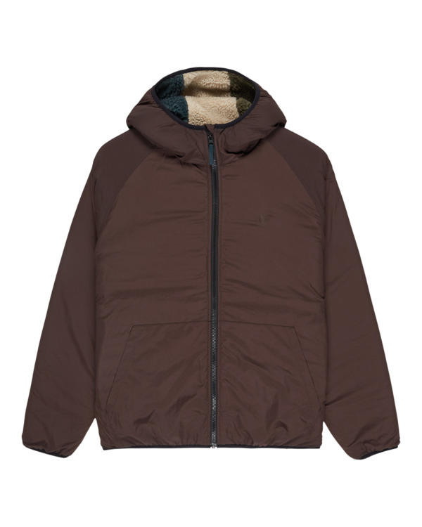 1 Wolfe Sherpa - Reversible Sherpa Hoodie for Men Black ELYJK00225 Element