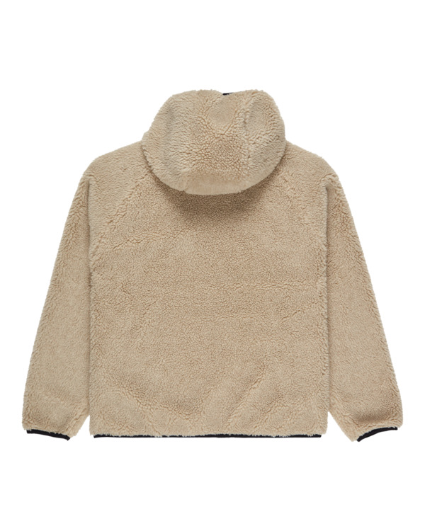 2 Wolfe Sherpa - Reversible Sherpa Hoodie for Men Beige ELYJK00225 Element