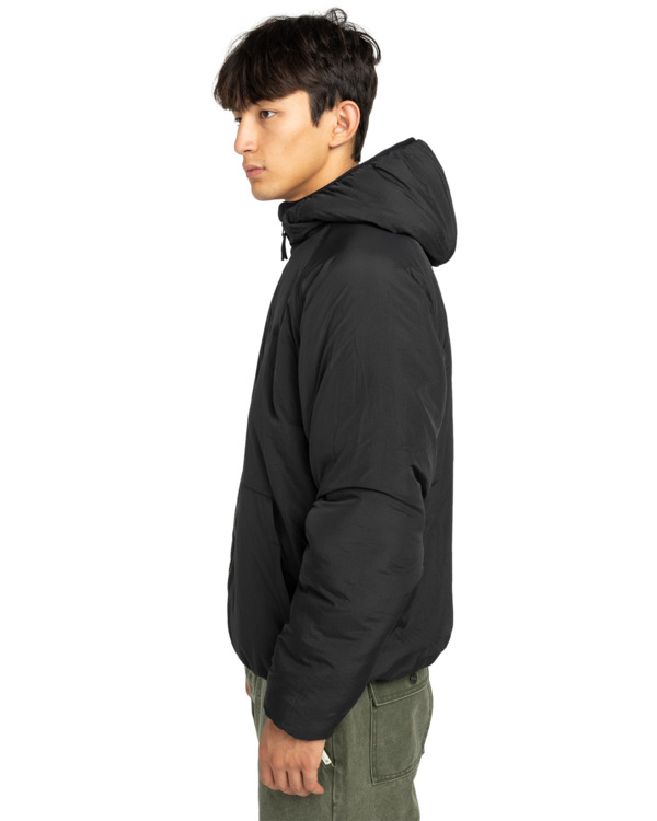 6 Wolfe Sherpa - Sweat à capuche réversible en sherpa pour Homme Marron ELYJK00225 Element