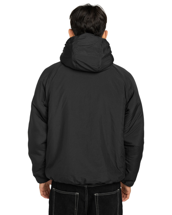 9 Wolfe Sherpa - Reversible Sherpa Hoodie for Men Black ELYJK00225 Element