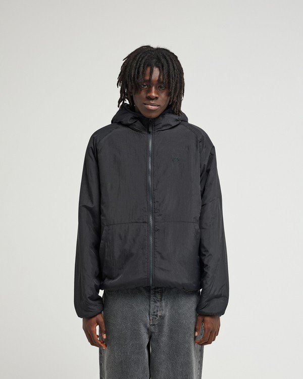 7 Wolfe Sherpa - Sweat à capuche réversible en sherpa pour Homme Noir ELYJK00225 Element