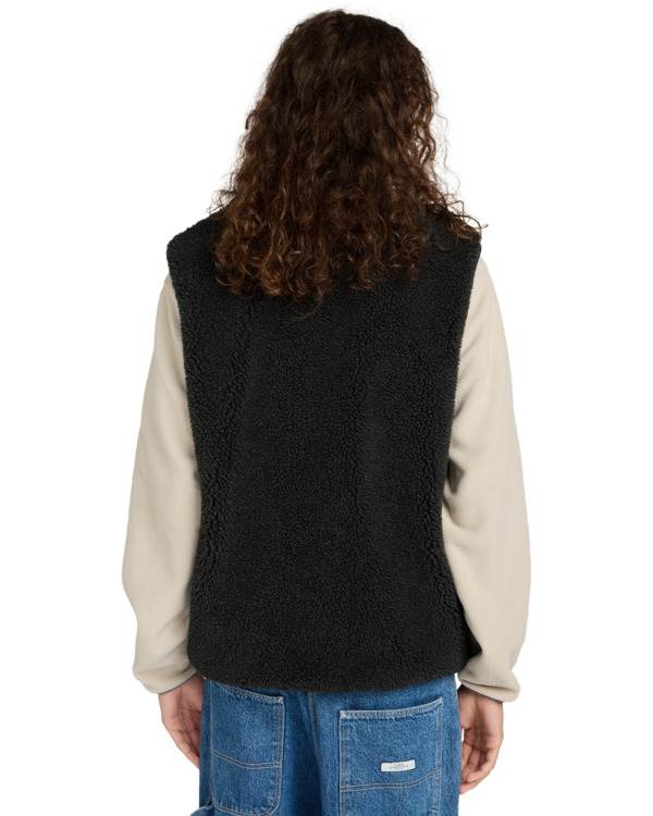 6 Lake Sherpa - Sherpa Vest for Men Black ELYJK00226 Element
