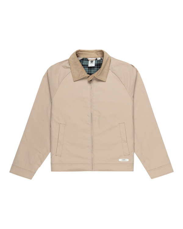 0 Stew - Giacca impermeabile da Uomo Beige ELYJK00247 Element