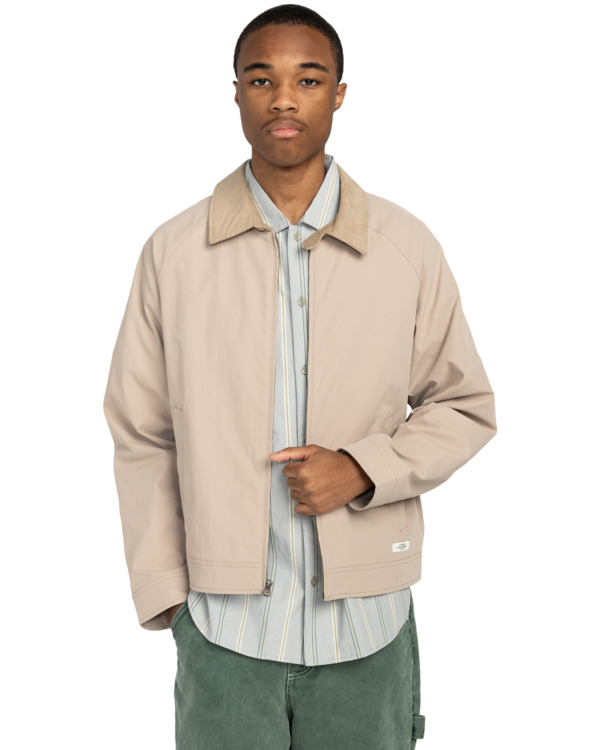 2 Stew - Wasserdichte Jacke für Männer Beige ELYJK00247 Element