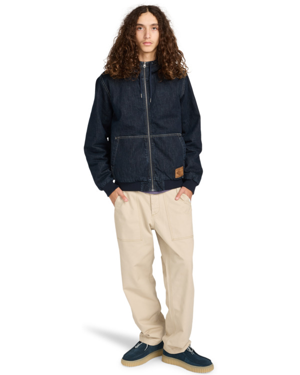 6 Dulcey Denim - Denim-Jacke mit Kapuze für Männer Blau ELYJK00263 Element