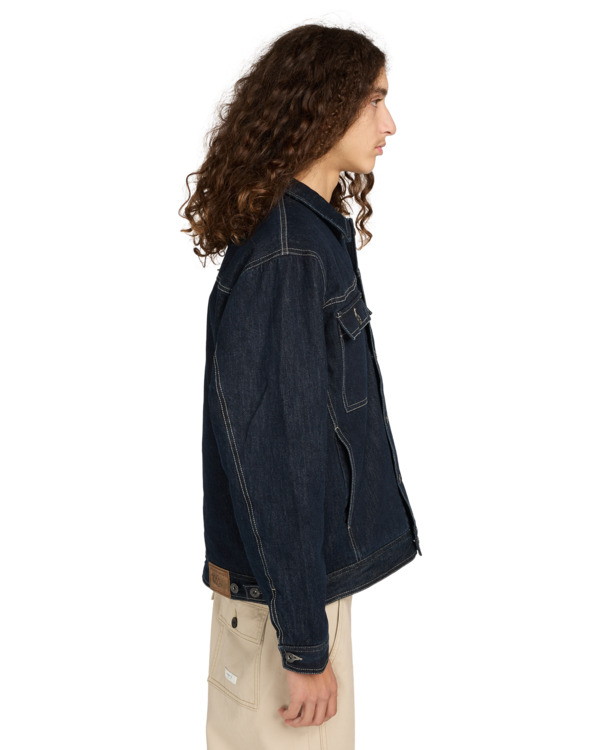3 Trucker Denim - Denim Jack voor Heren Blue ELYJK00265 Element