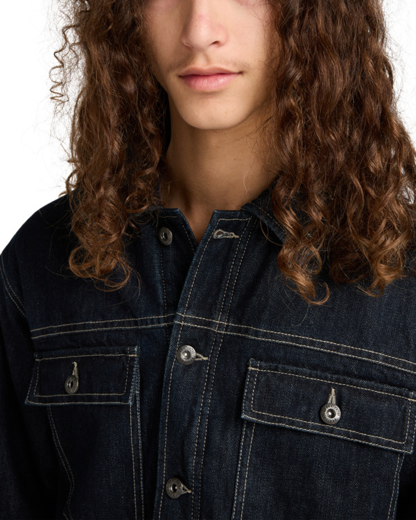 4 Trucker Denim - Denim Jack voor Heren Blue ELYJK00265 Element