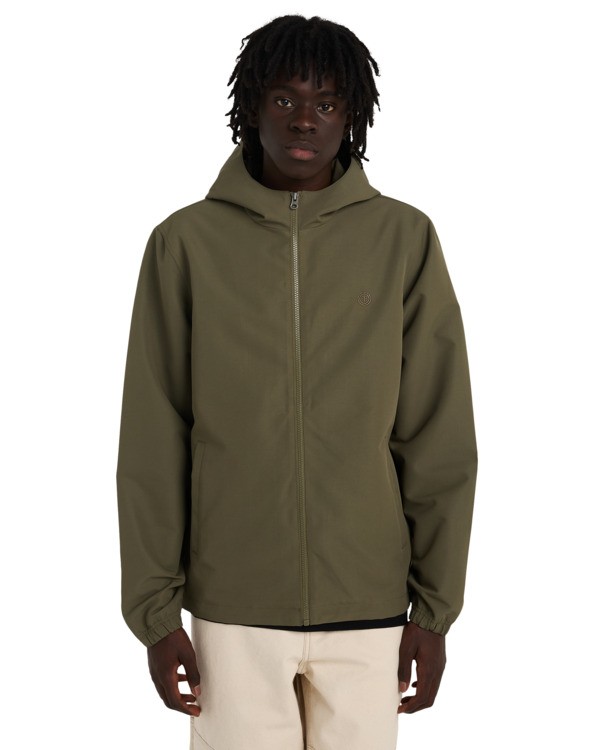 2 Alder - Shell Jacket for Men Green ELYJK00269 Element