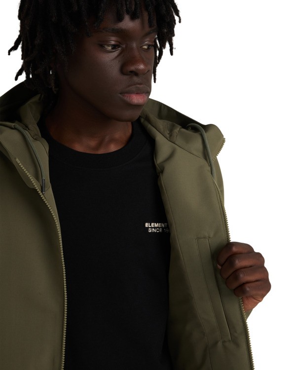 6 Alder - Shell Jacket for Men Green ELYJK00269 Element