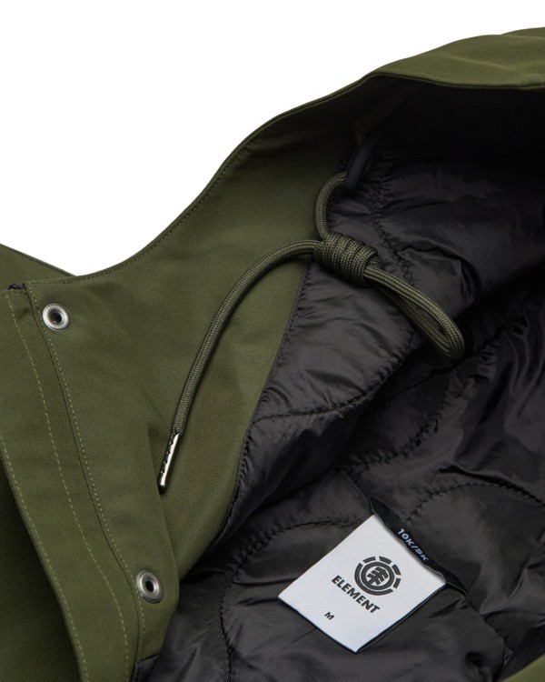 3 Fishtail - Parka d&eacute;perlante pour Homme Marron ELYJK00270 Element