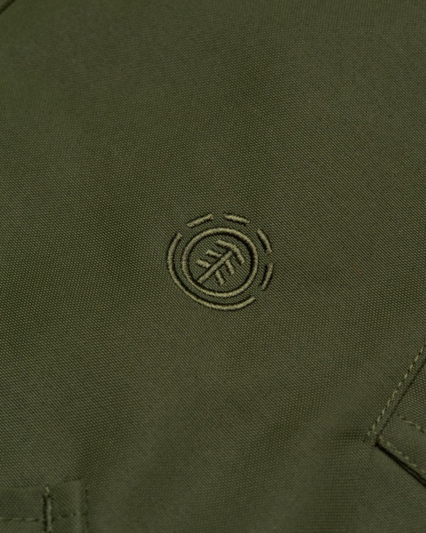 4 Fishtail - Parka d&eacute;perlante pour Homme Marron ELYJK00270 Element