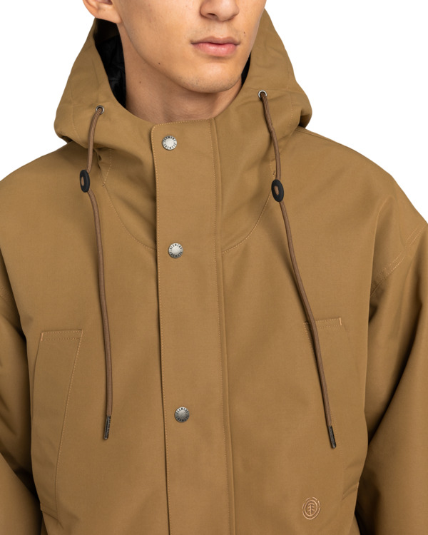 4 Fishtail - Fishtail-Parka für Männer Braun ELYJK00270 Element