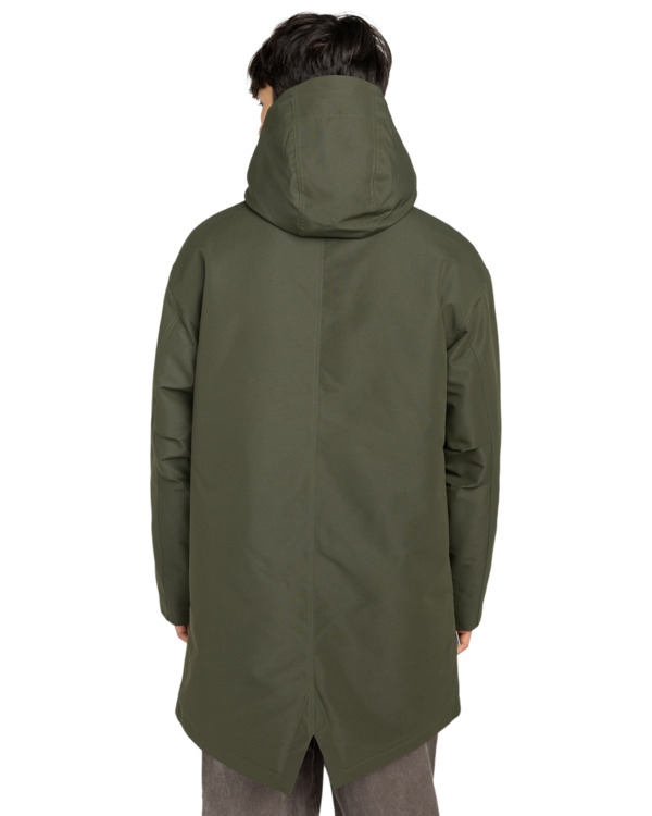 9 Fishtail - Fishtail-Parka für Männer Braun ELYJK00270 Element