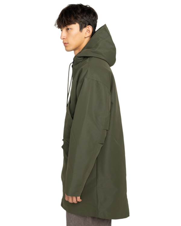 3 Fishtail - Fishtail-Parka für Männer Braun ELYJK00270 Element