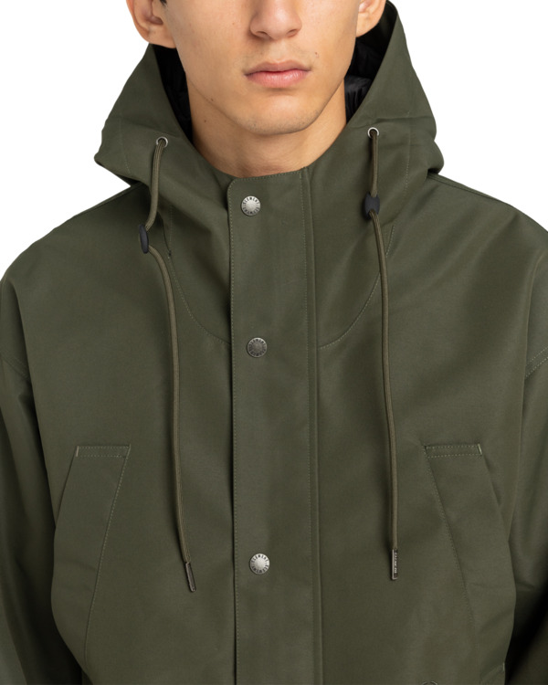 4 Fishtail - Fishtail-Parka für Männer Braun ELYJK00270 Element