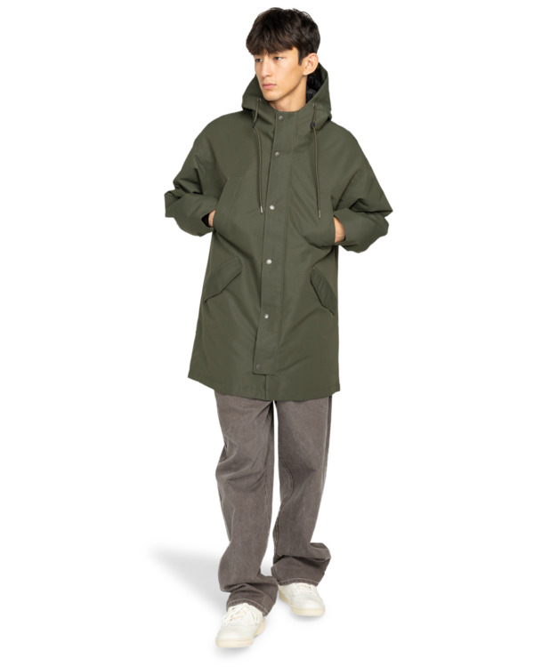 8 Fishtail - Fishtail-Parka für Männer Braun ELYJK00270 Element