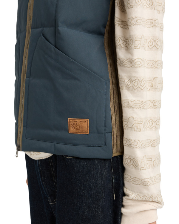 5 Union Quilted - Gilet trapuntato da Uomo Blue ELYJK00278 Element