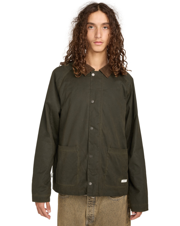 2 Orchard Waxed - Gewachste Jacke für Männer Grün ELYJK00281 Element